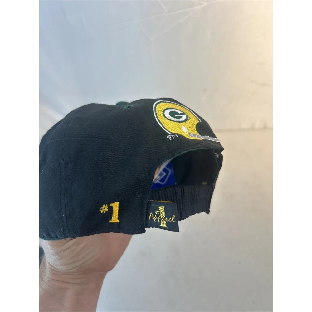 Vintage Rare Reversible Green Bay Packers NFL Hat Double Hatter Number 1 Apparel